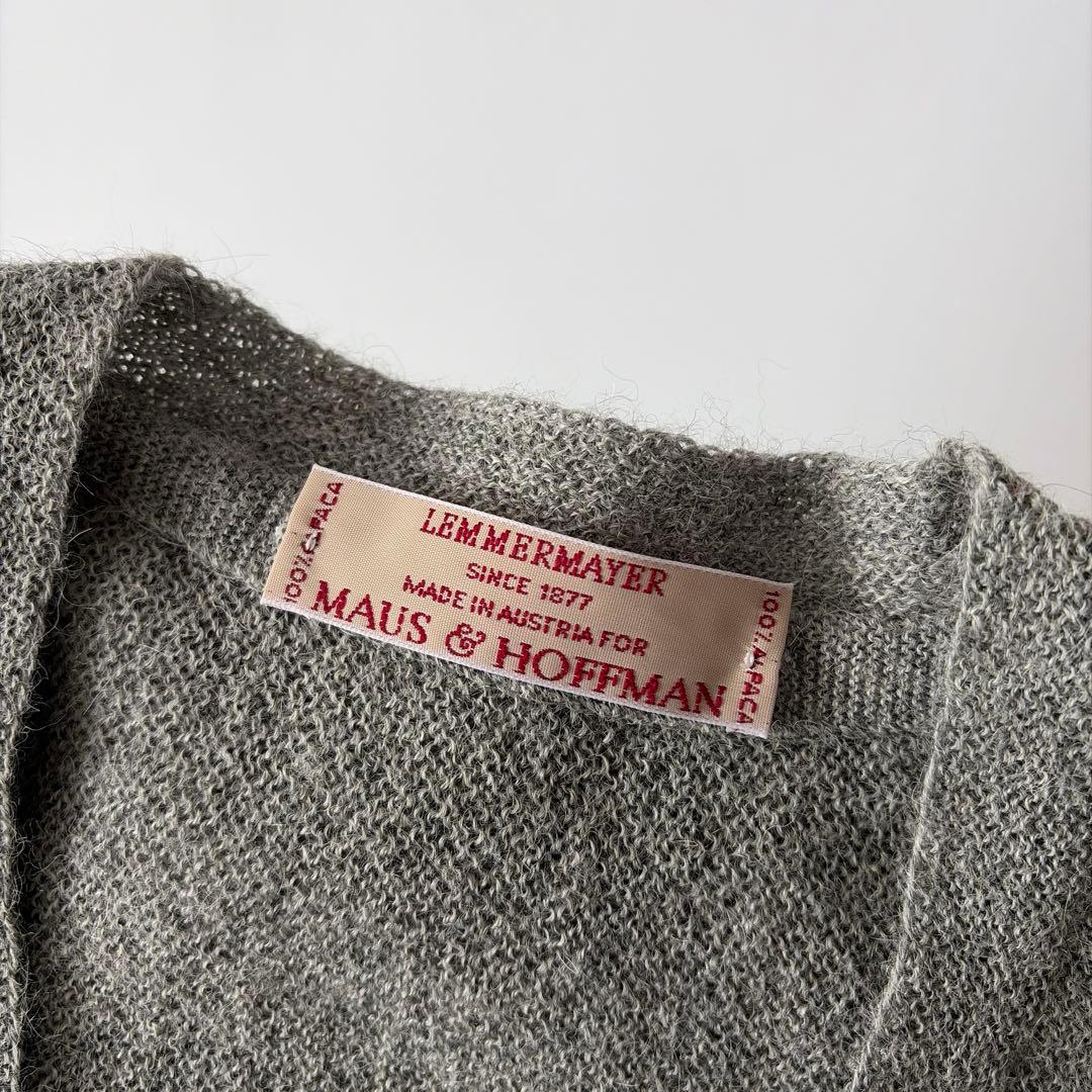 OLD レマメイヤー アルパカ リンクス Vネックセーター