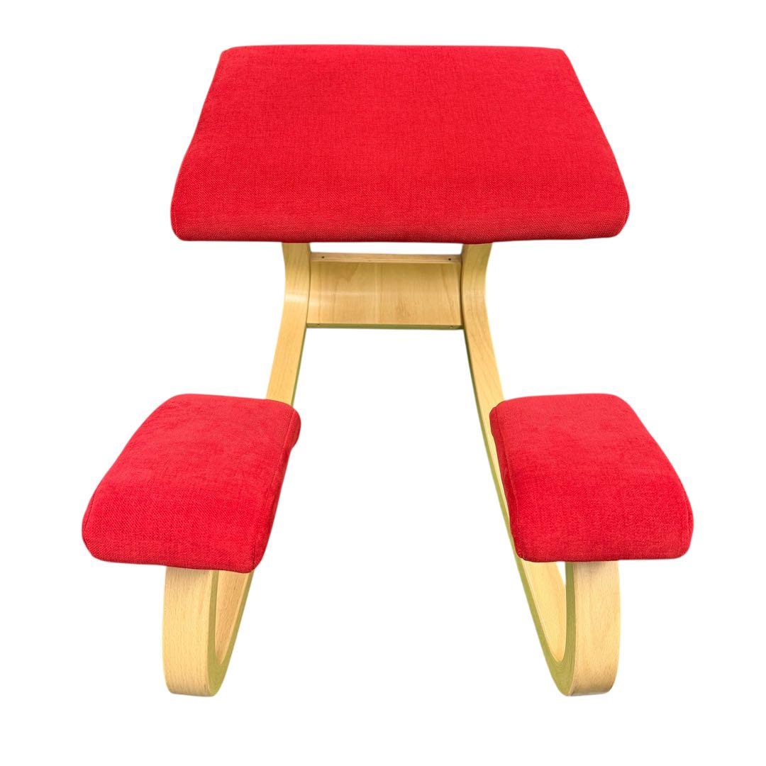 極美品 VARIER バリエール Stokke バランスチェア レッド