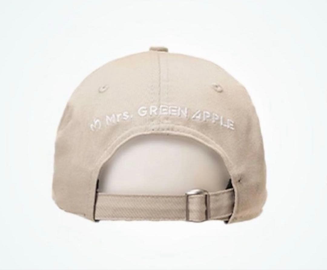 Mrs. GREEN APPLE ベージュ キャップ ニューエラ ピンズ付き