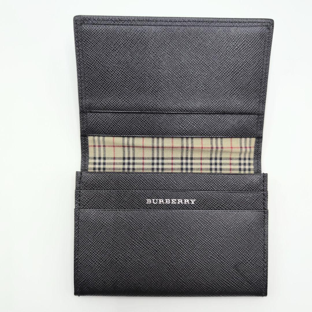 未使用級✨BURBERRY 名刺入れ ノバチェック レザー