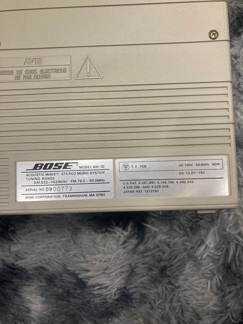 L) BOSE AW-1D MusicSystem 本体のみ　動作未確認