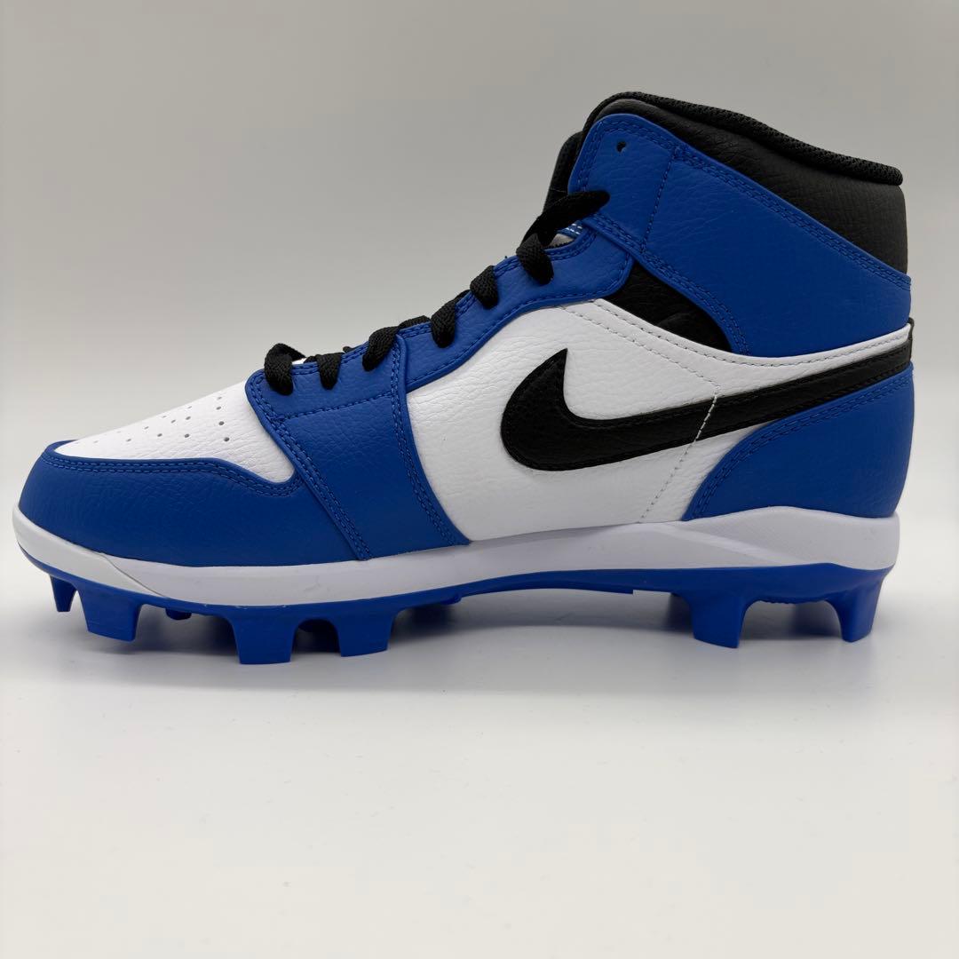 NIKE 野球 スパイク ブルー 青 ポイント 27.5㎝ ミドルカット