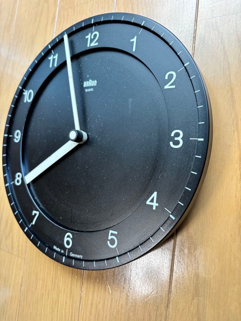 80S オリジナル BRAUN TYPE4861 ウォールクロック　アンティーク