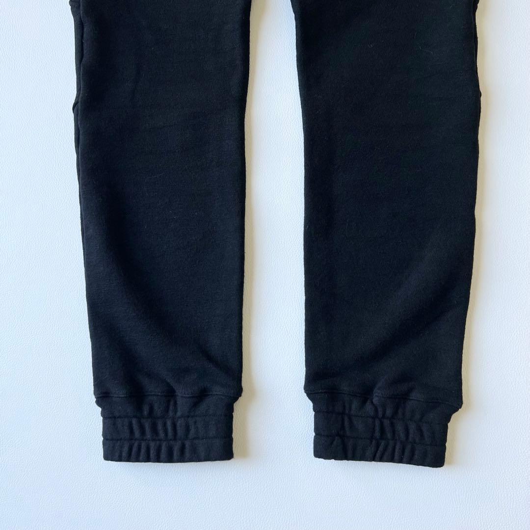 3219【美品】TFW49 ストレッチパンツ　チャックポケットスウェット　M 黒