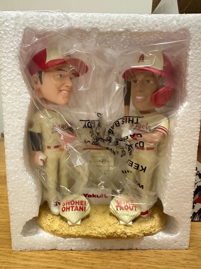 大谷翔平・マイク・トラウト ダブルボブルヘッド