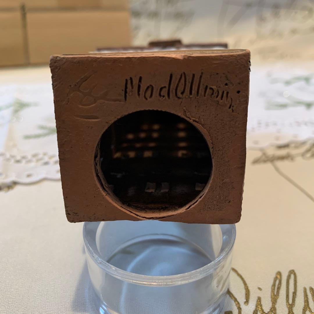 ドイツ製　置物　未使用品有名な街並みを再現した陶器のキャンドルハウス6個セット！