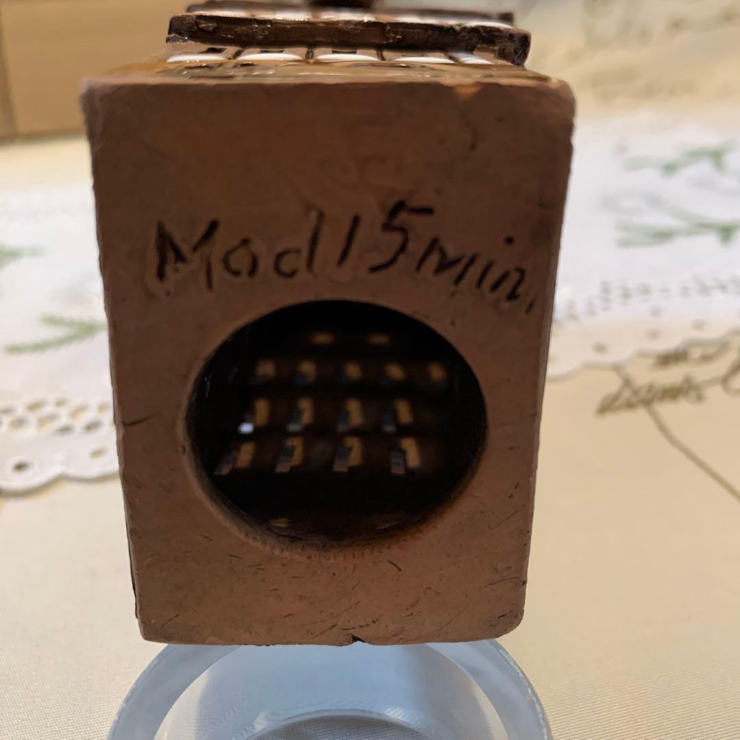 ドイツ製　置物　未使用品有名な街並みを再現した陶器のキャンドルハウス6個セット！