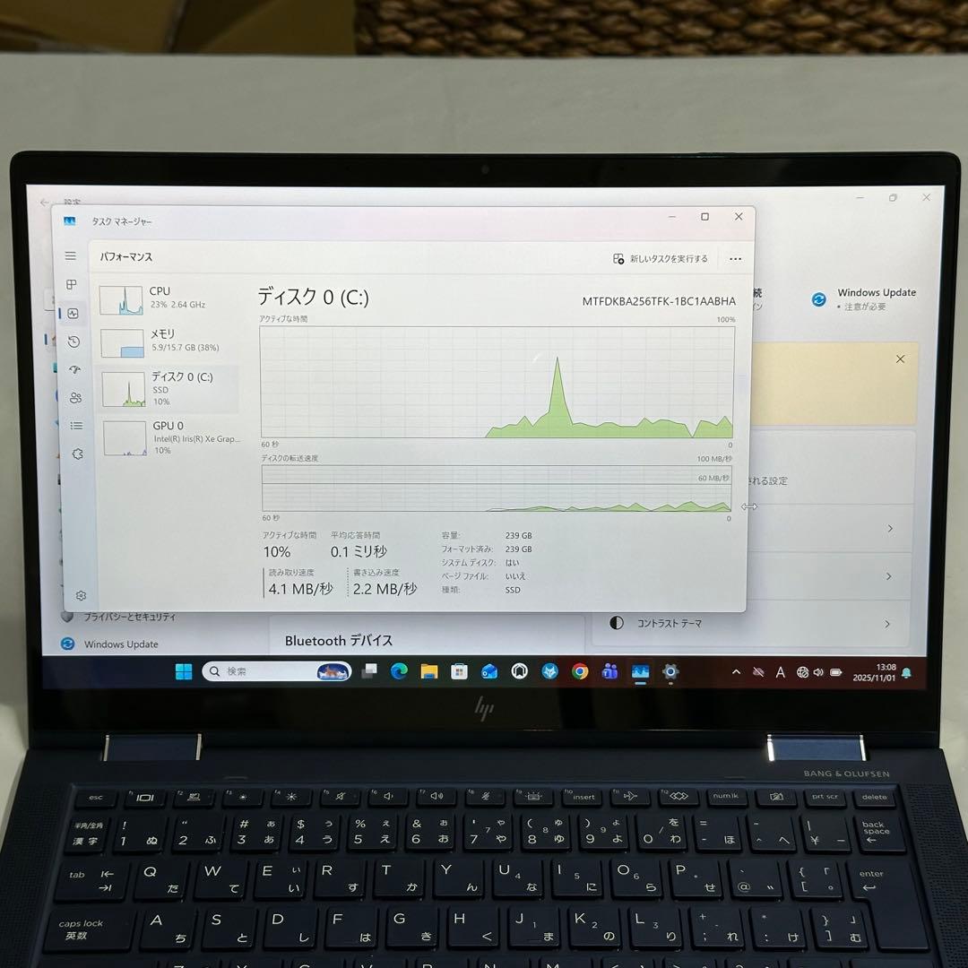 【LTEモデル】HP DragonFly G2 i5 11世代 16/256GB