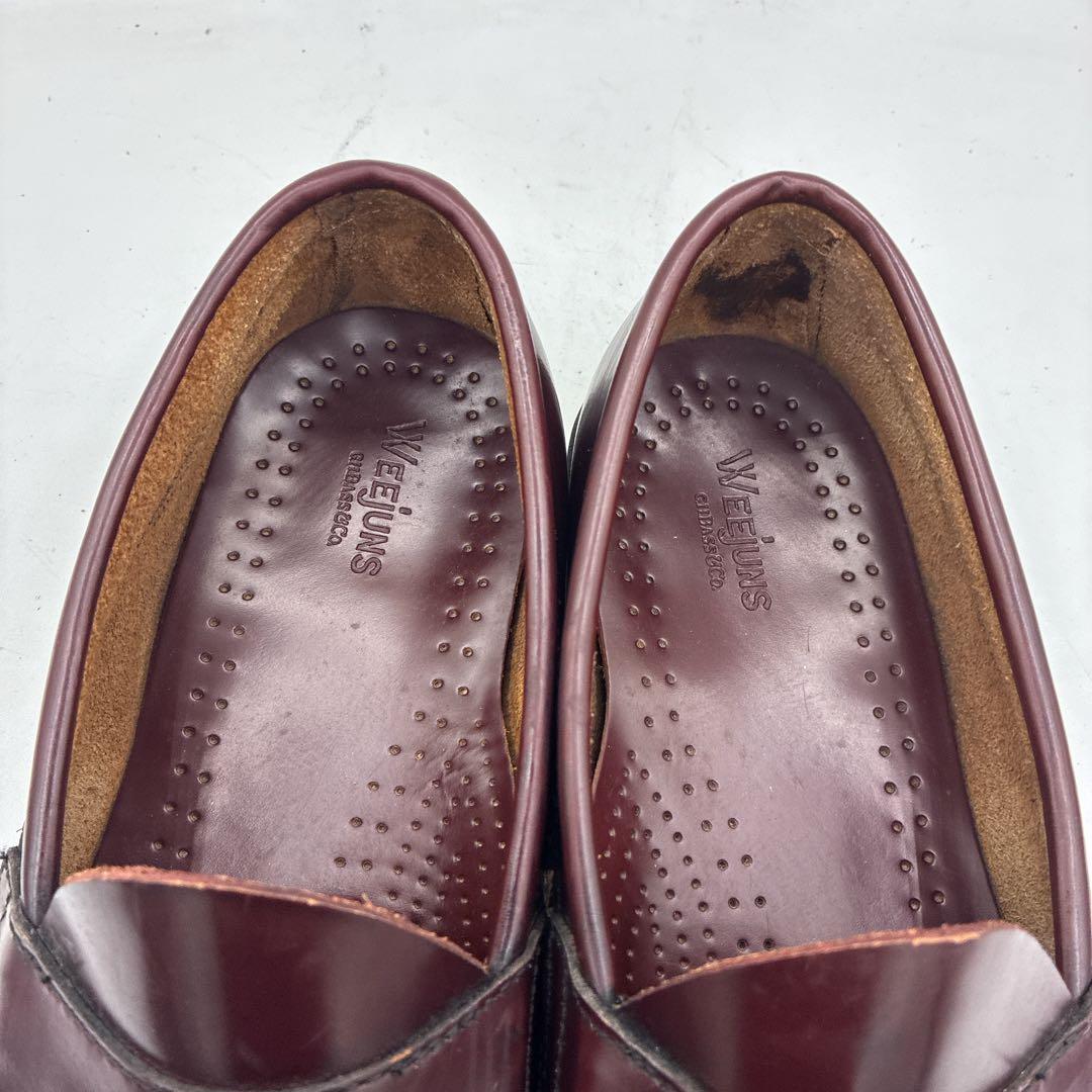 【良品】G.H.BASS ジーエイチバス ローガン ローファー 9 レザー