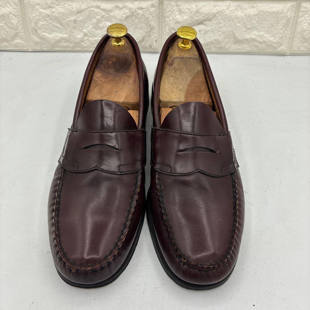 【良品】G.H.BASS ジーエイチバス ローガン ローファー 9 レザー