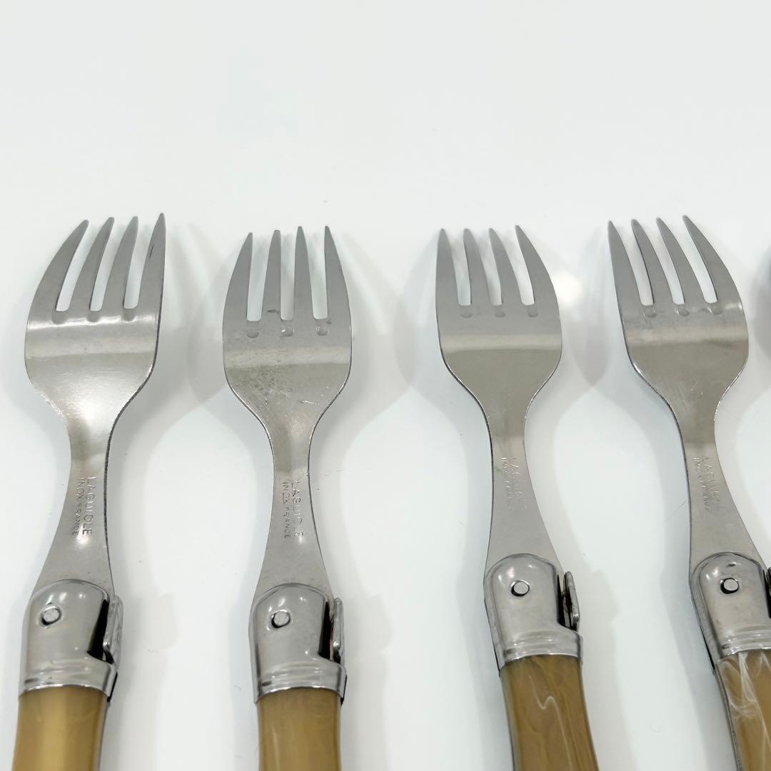 LAGUIOLE ラギオール ライヨール カトラリーセット アイボリー 12本