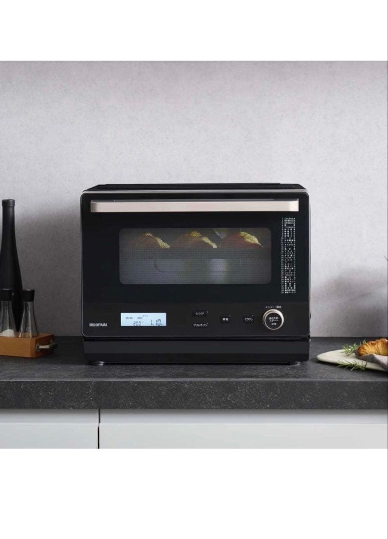 アイリスオーヤマ スチームオーブンレンジ 26L ブラック