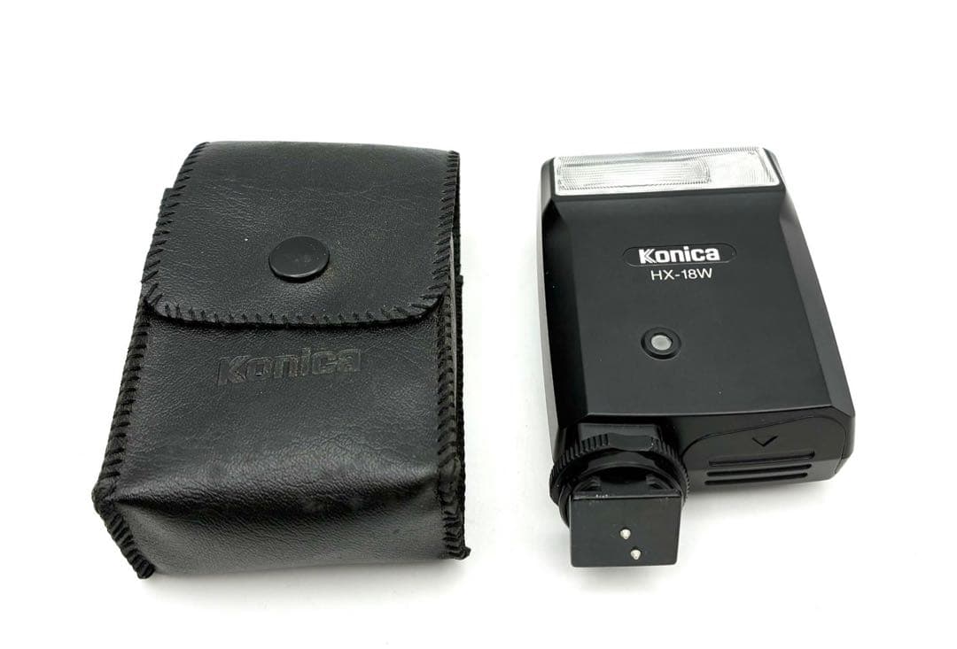 【完動品】Konica HEXAR Silver ストロボ HX-18W セット