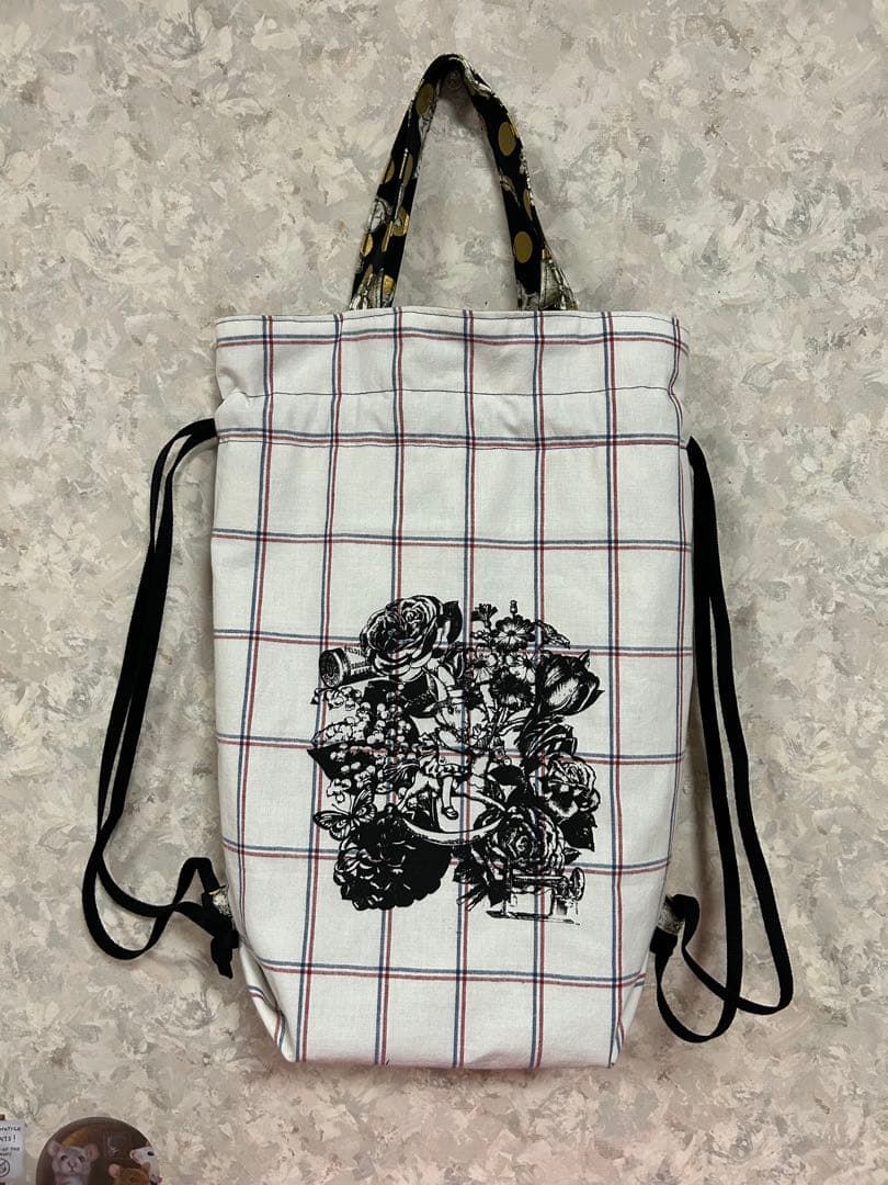 専用です　ハンドメイド　ジョリーフルール　エピファニーバッグ　ナップサック