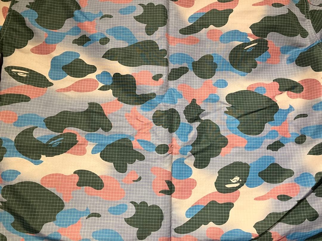 BATHING APE BAPE 迷彩 ナイロンシャツジャケット XL