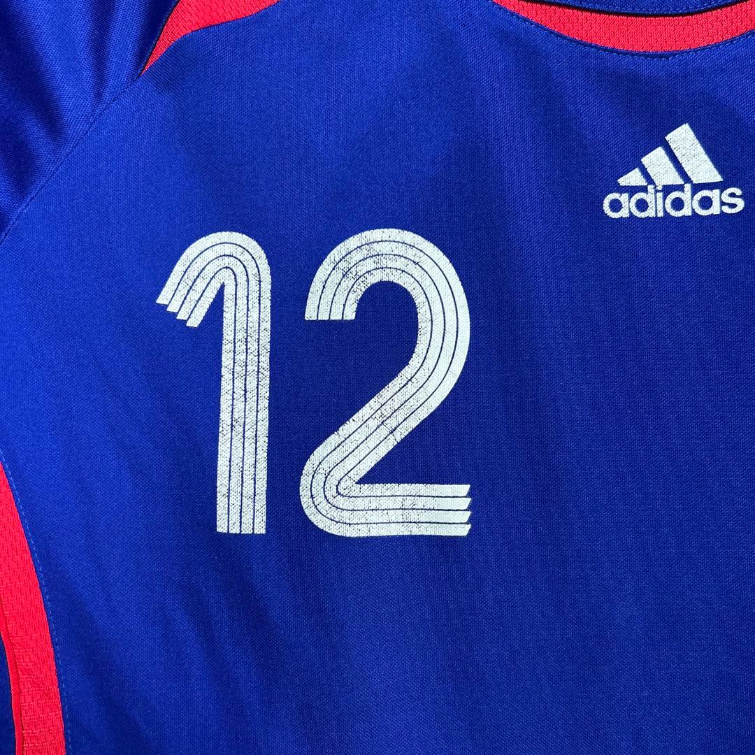 アディダス　フランス代表　サッカーユニフォーム アンリ選手　12番　長袖
