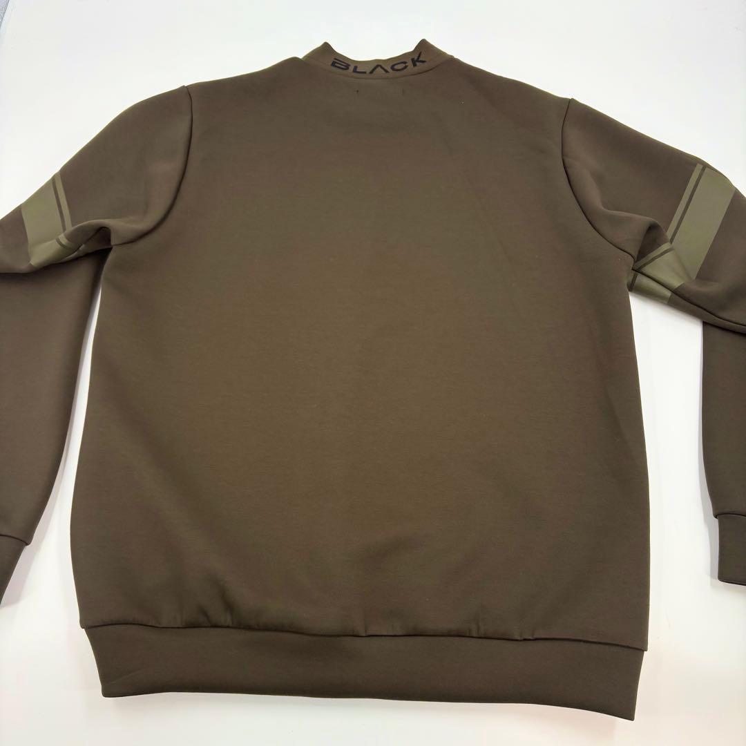 美品 CRONOS BLACK モックネックスウェット XXL カーキ 644
