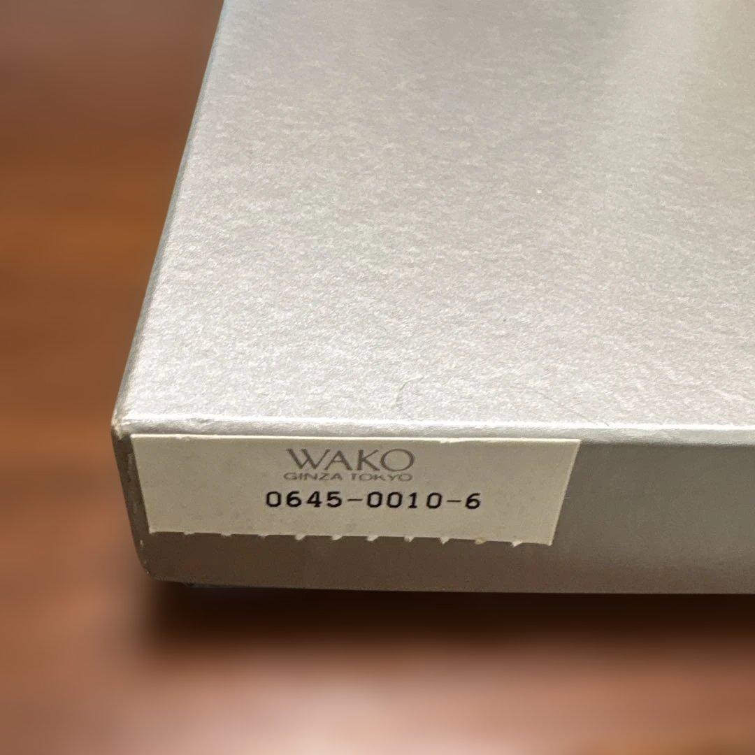 【未使用】銀座和光 WAKO 銀 写真立て フォトフレーム シルバー 無地