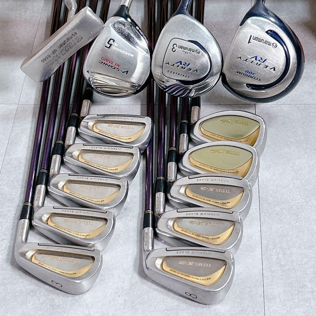 X618 マルマン VERITY ゴルフクラブ メンズ フルセット キャディ