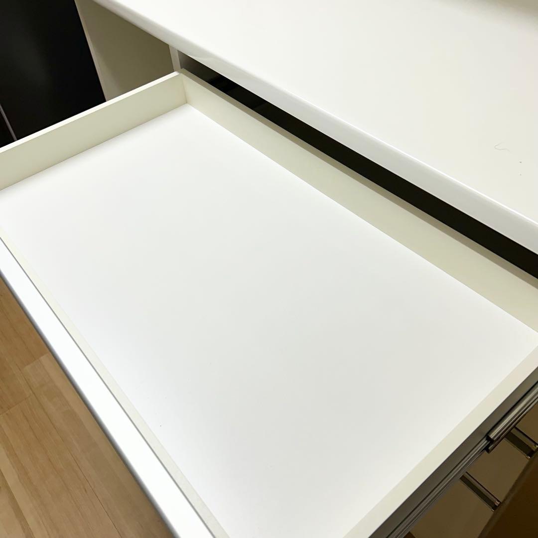 【ゆうちゃんさん専用】美品 松田家具 ホワイト食器棚 カップボード 幅117