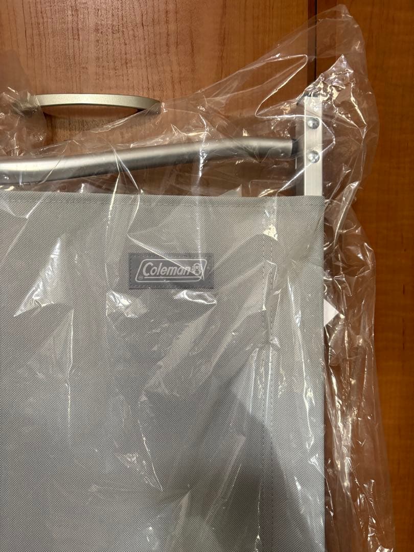 【しば】Coleman フォールディングチェアワイド グレー　2脚