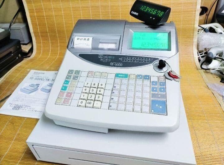 カシオレジスター　TE-5000　25部門　上位機種　91444