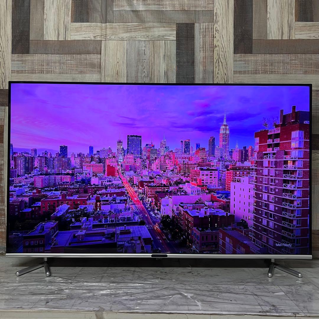 全国送料込❣️グリーンハウス50型4K液晶テレビ最新LSIベゼルレス新品リモ