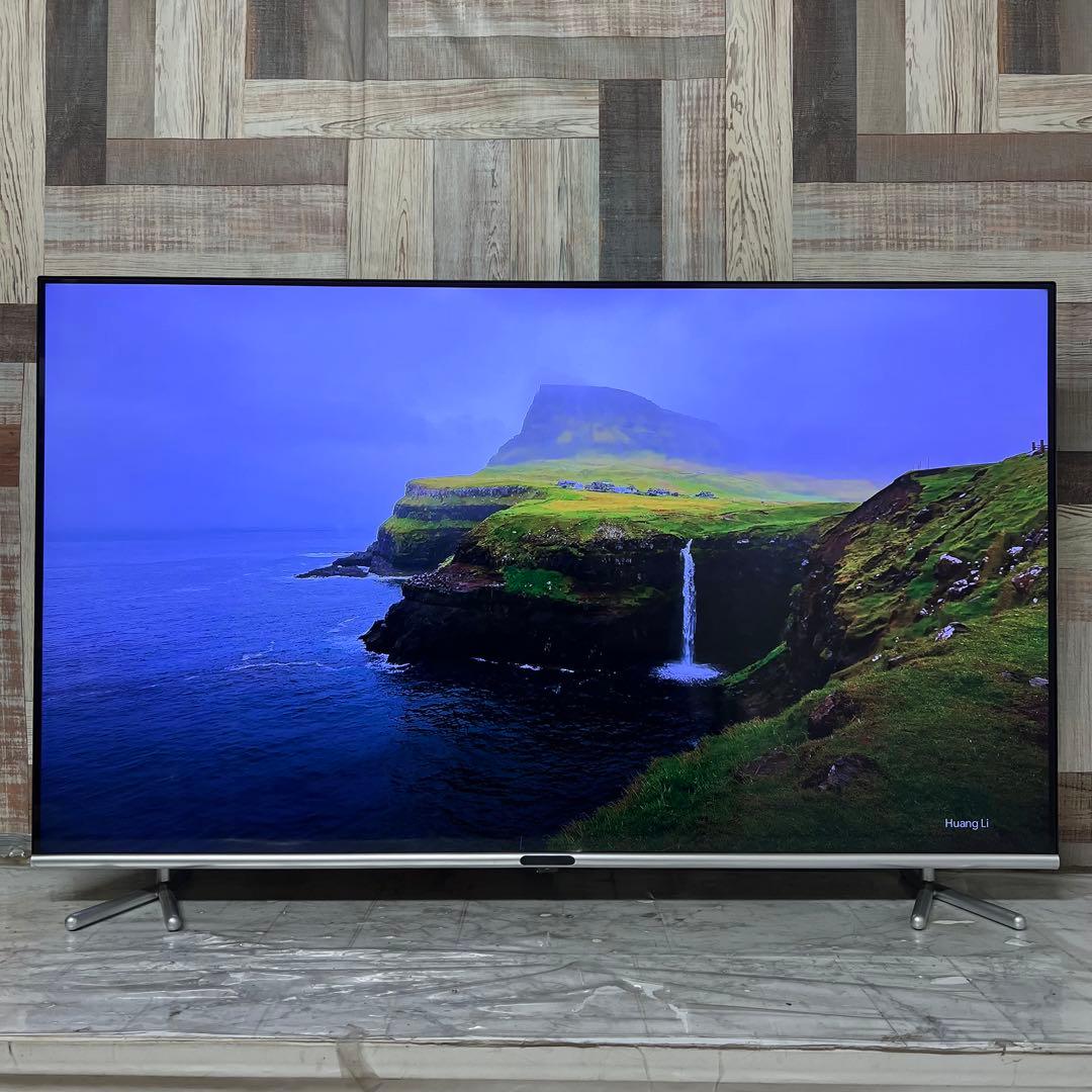 全国送料込❣️グリーンハウス50型4K液晶テレビ最新LSIベゼルレス新品リモ