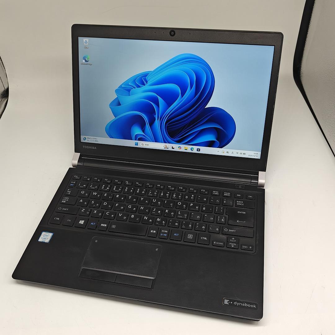 【東芝】RZ83 高速i7 新品SSD256GB 8GB ブラック ノートPC