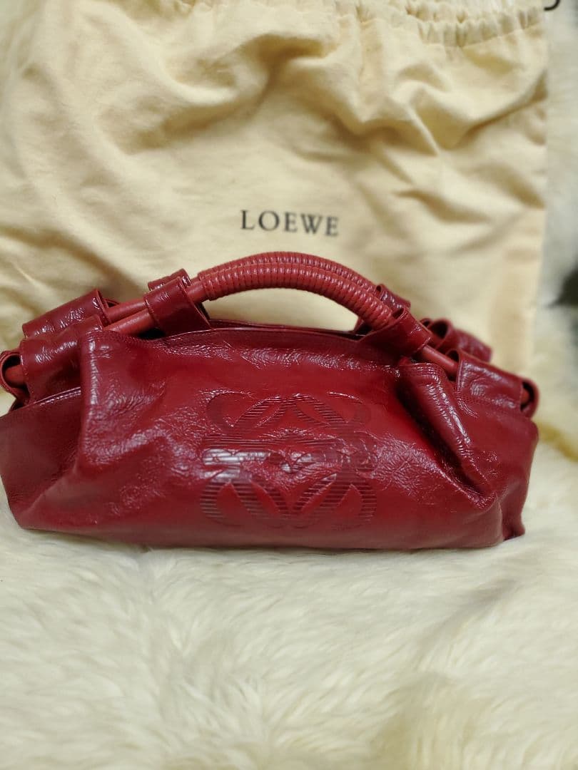 ★専用★LOEWE ロエベ　レッド ハンドバッグ