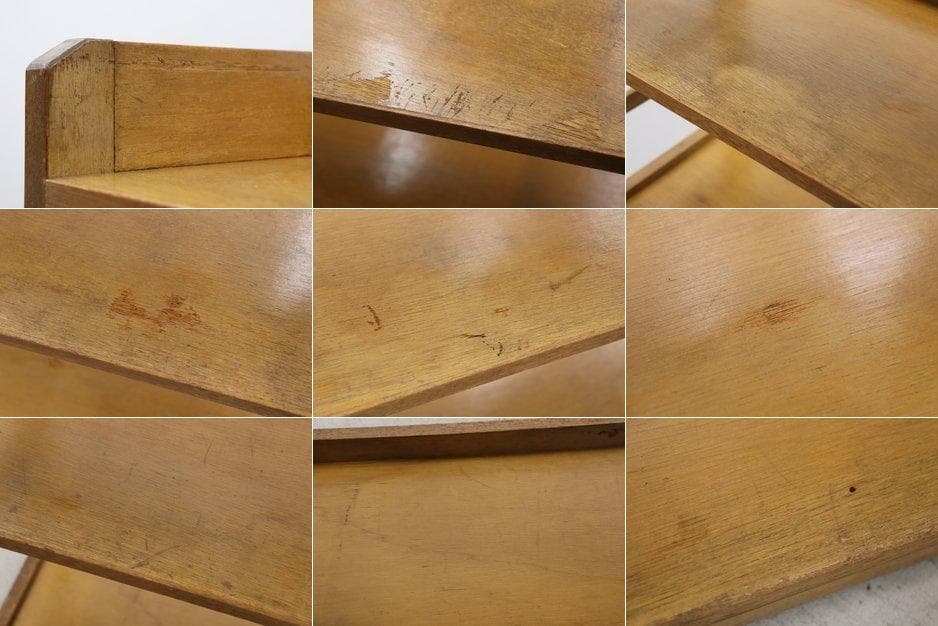 レトロ ラワン材 本棚 シェルフ 飾り棚 ラック 書庫 収納 ヴィンテ ージ