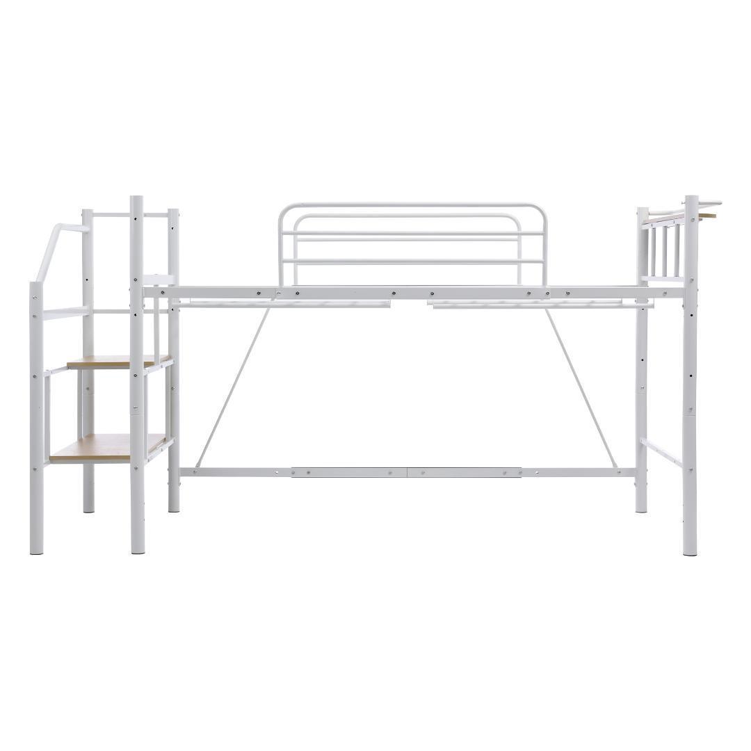 【パイプ床板・SDセミダブル】ロフトベッドパイプベッドセミダブル ロフトベッド