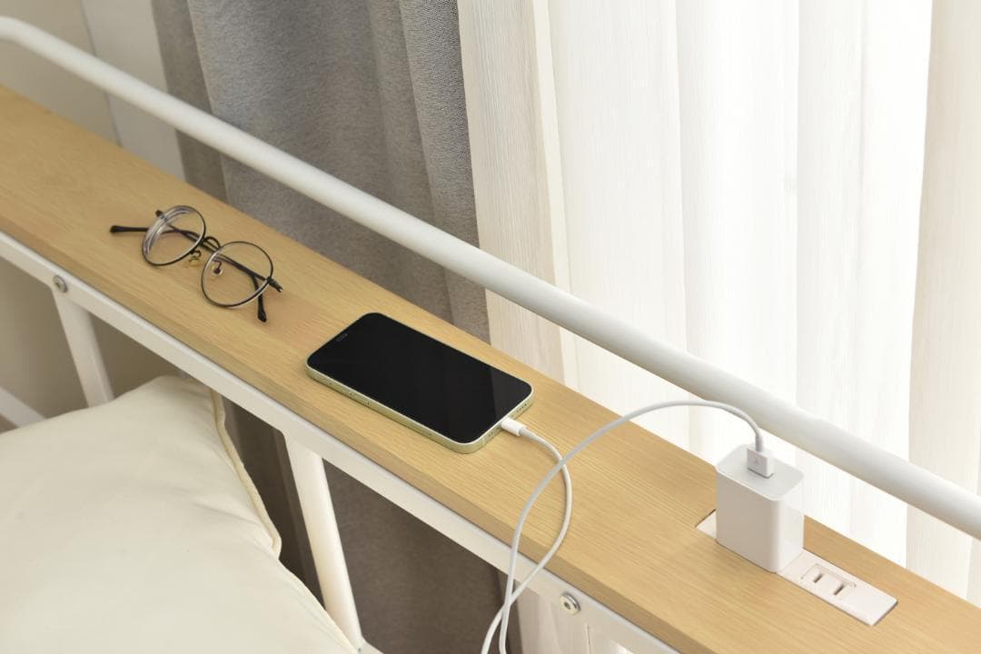 【パイプ床板・SDセミダブル】ロフトベッドパイプベッドセミダブル ロフトベッド