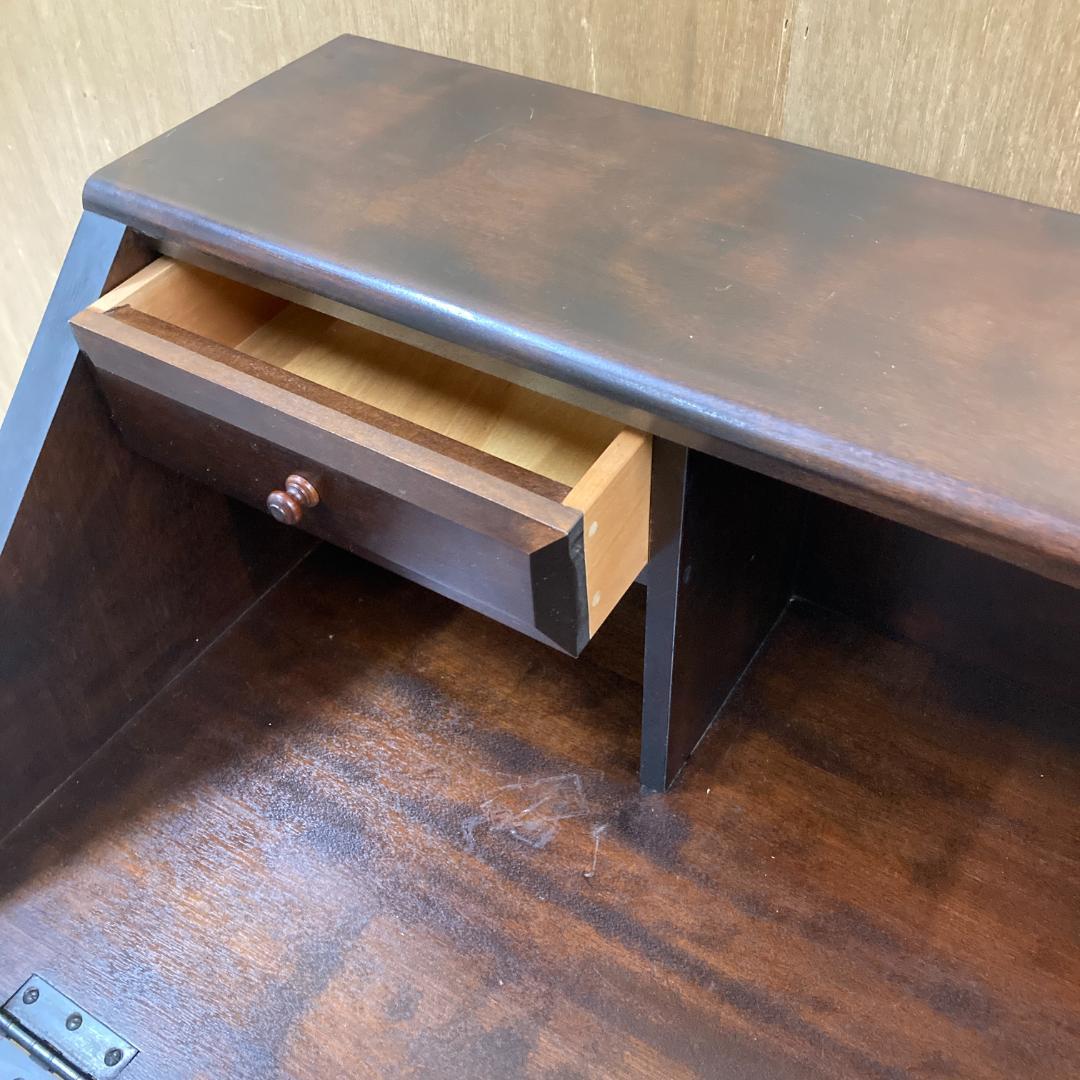 松本民芸家具　ライティングビューロー　ライティングデスク　机