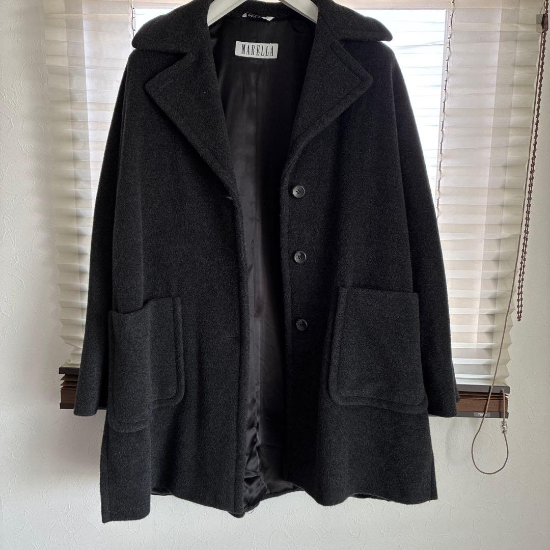 美品♡マレーラ マックスマーラ コート チャコールグレー