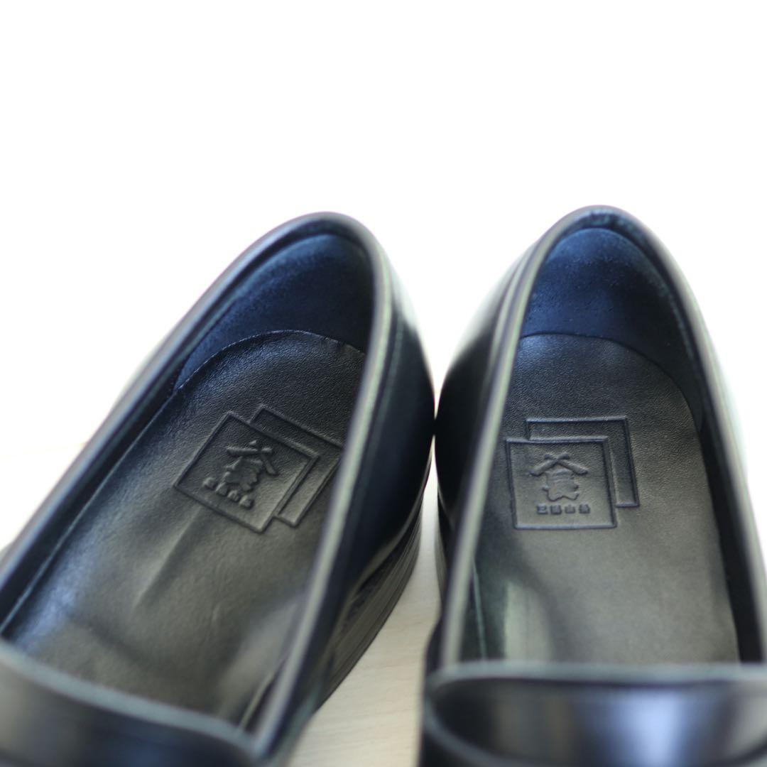 三陽山長 流也 6（24cm） 黒 着用数回の美中古 ローファー