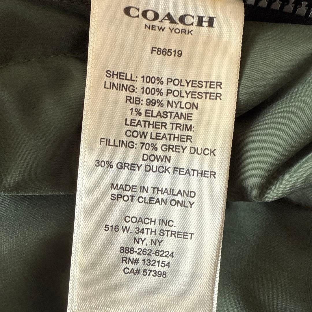 ！！さんぺー！！メンズCOACH 迷彩×カーキ　ナイロンジャケット