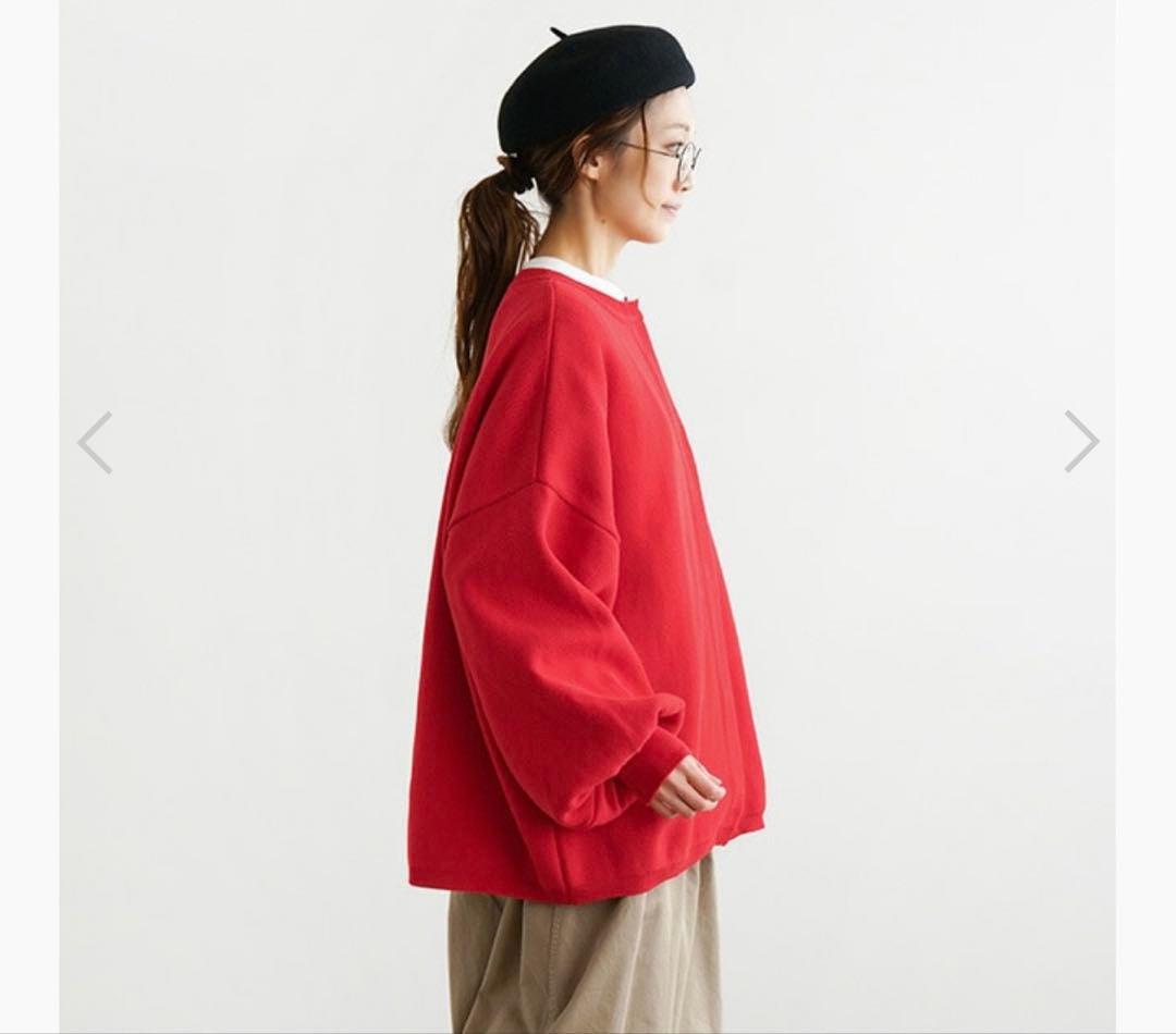 ソラモナポッシエ ウエハースニットワイドカーディガン日本製 グレージュ系定番人気