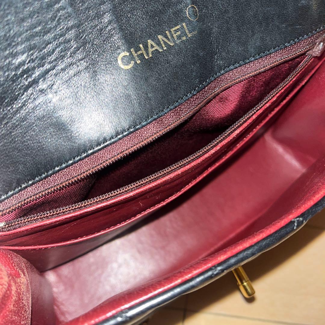 れ*ん様 CHANEL マトラッセ　ラムスキン　シングルチェーン　ゴールド　0番