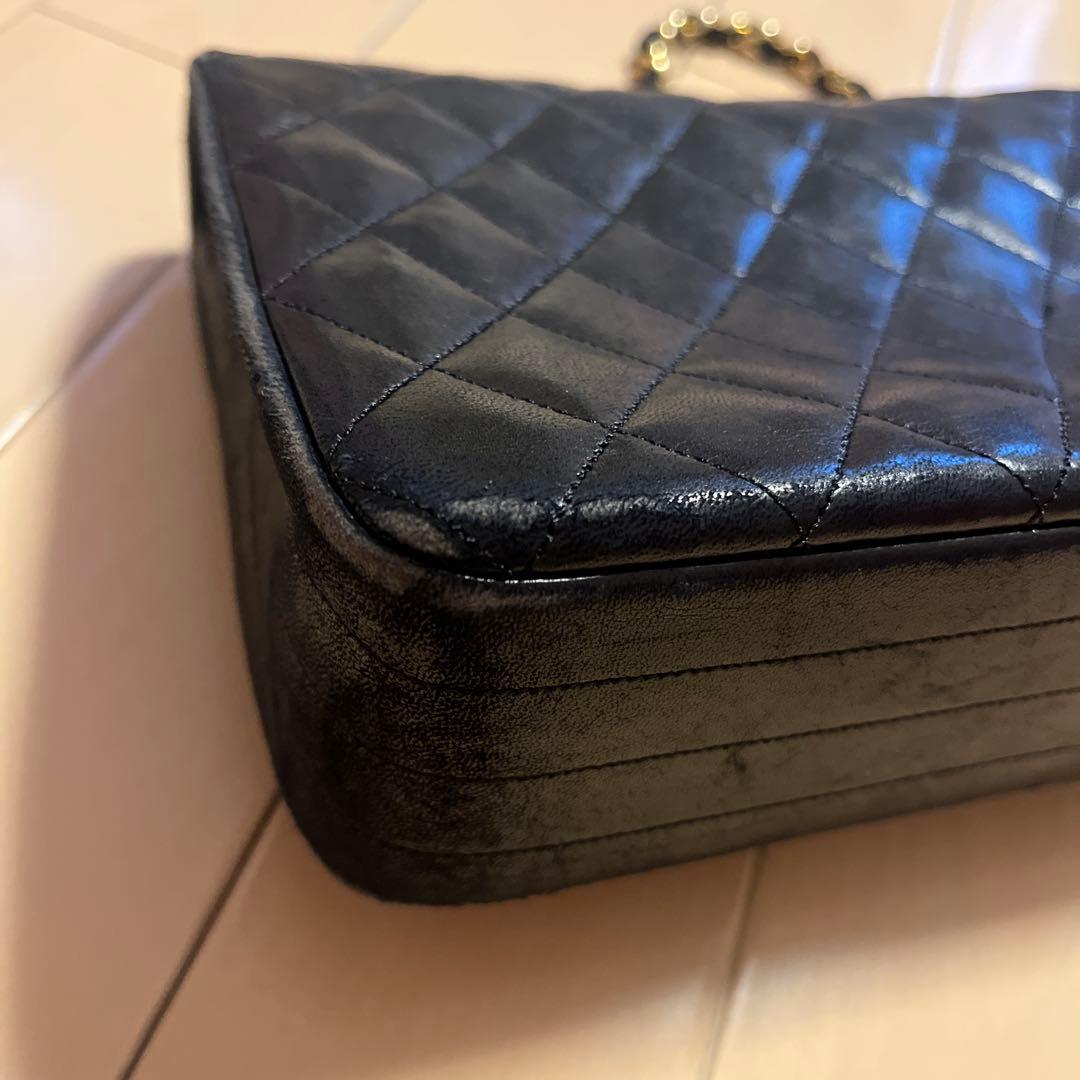 れ*ん様 CHANEL マトラッセ　ラムスキン　シングルチェーン　ゴールド　0番