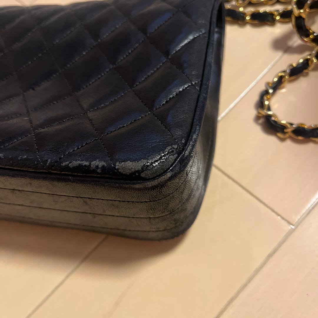 れ*ん様 CHANEL マトラッセ　ラムスキン　シングルチェーン　ゴールド　0番