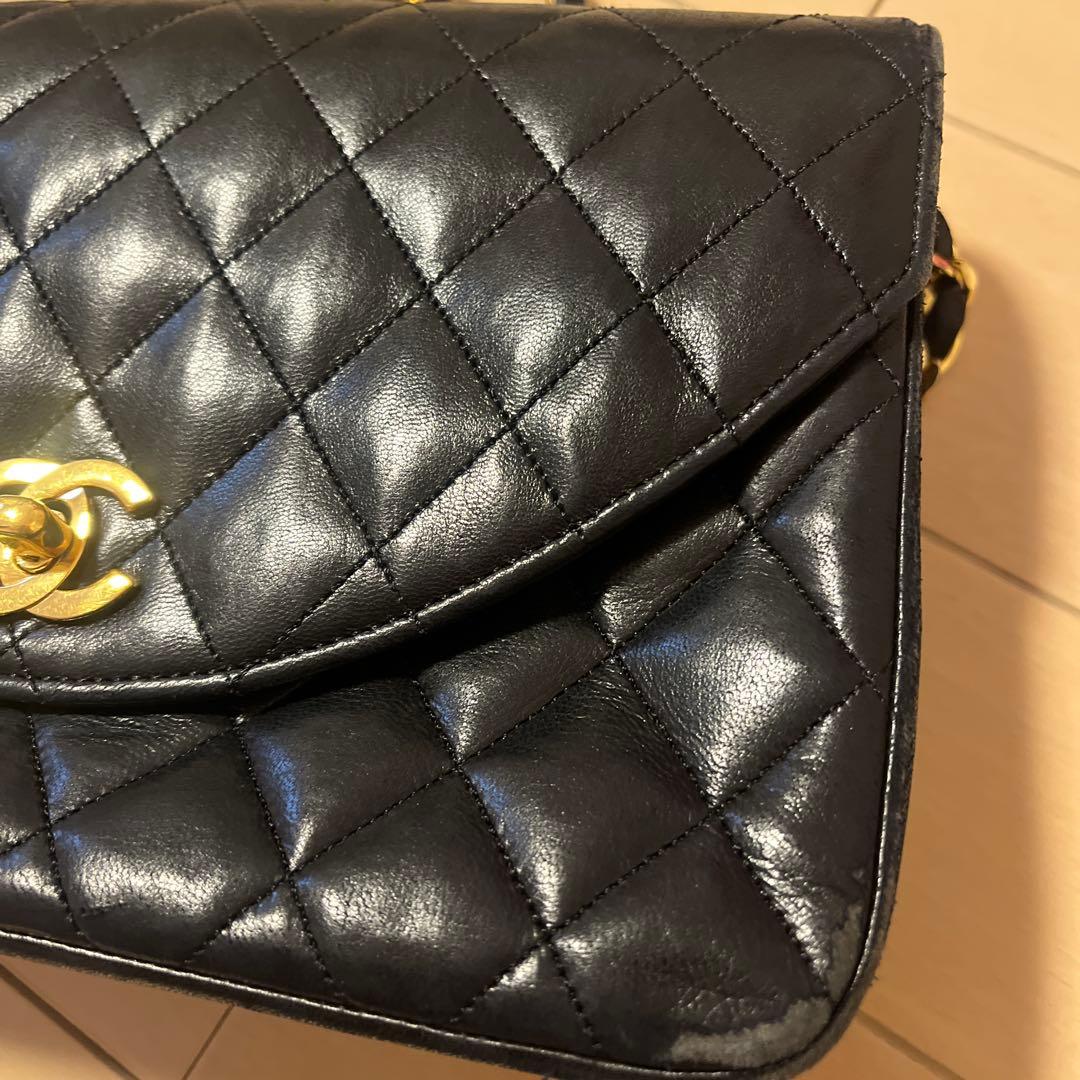 れ*ん様 CHANEL マトラッセ　ラムスキン　シングルチェーン　ゴールド　0番