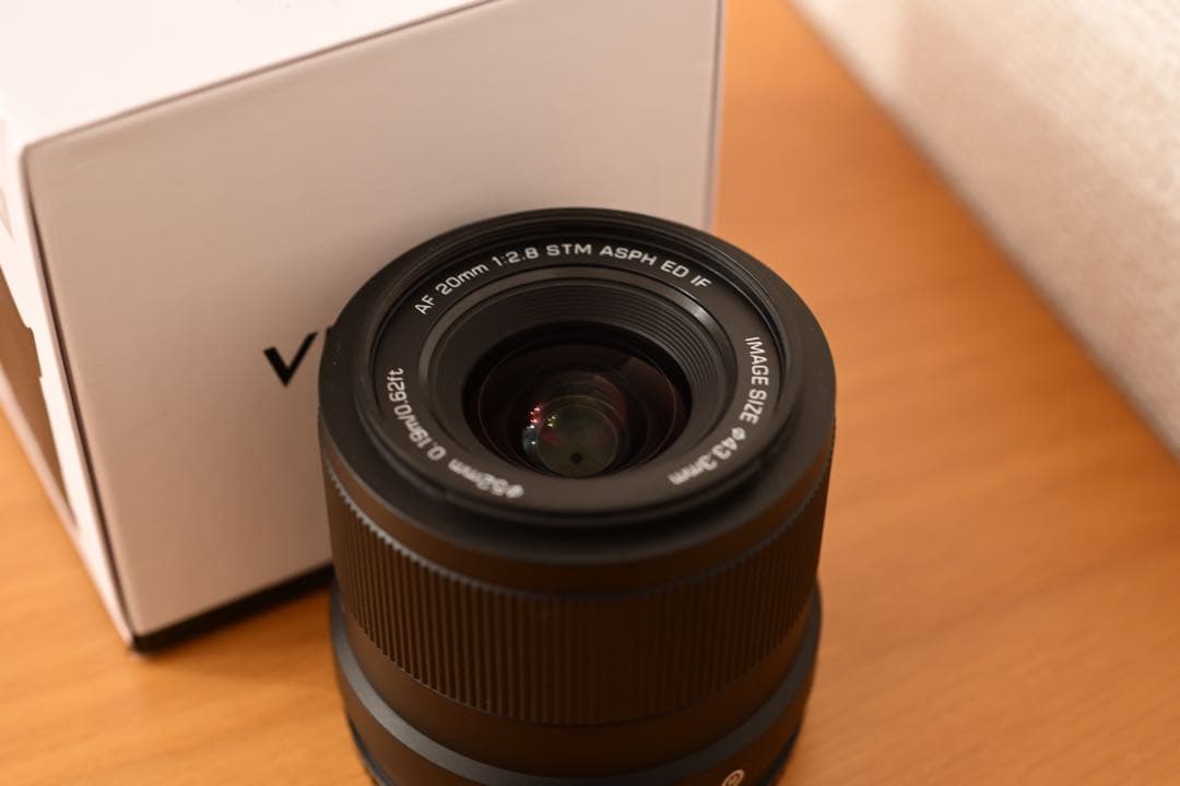 VILTROX AF 20mm f2.8 Zマウント
