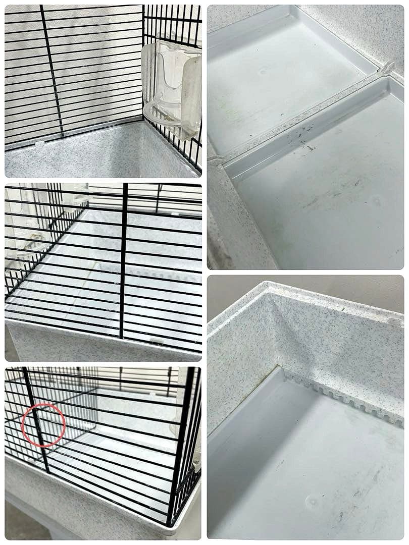 ferplast birds ファープラスト鳥籠 台付 鳥かご ペット用品 白