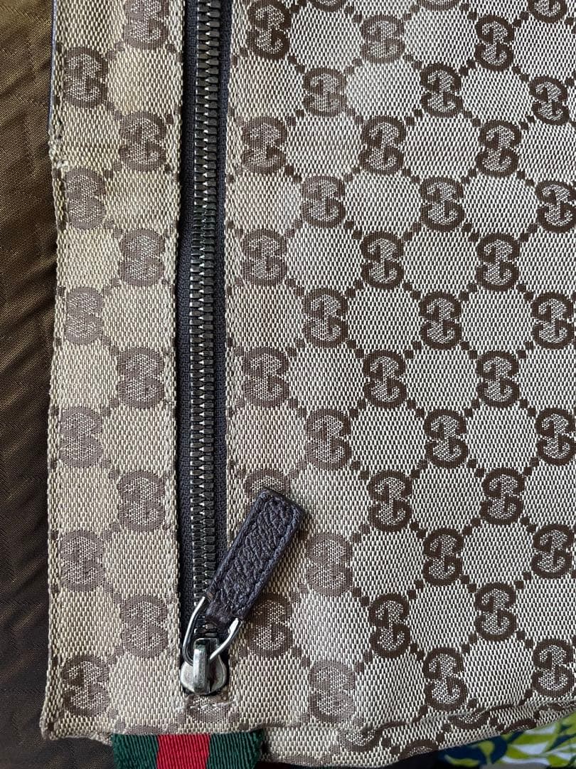 GUCCI ボディバッグ GG キャンバス シェリーライン