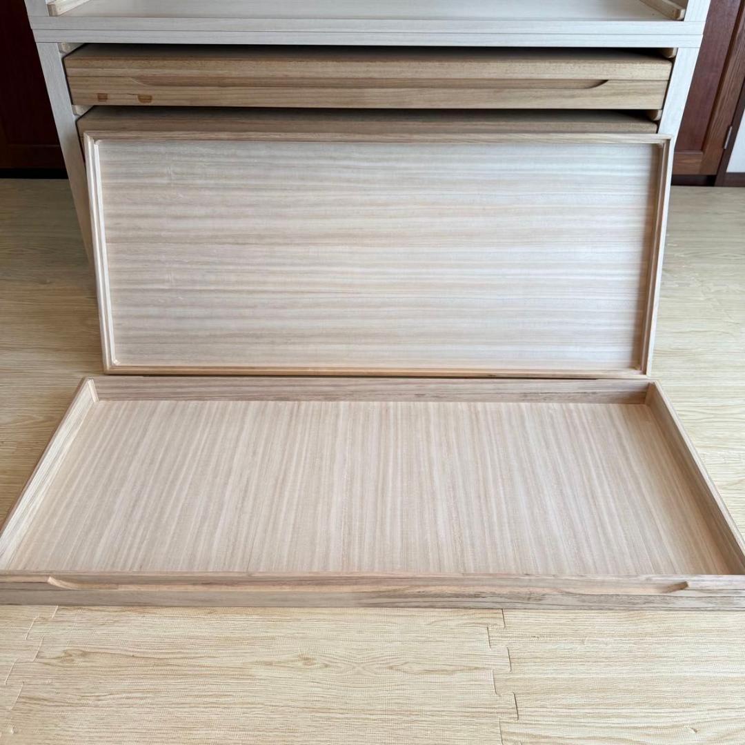 【破格】桐箪笥 10段 和服 着物 衣裳箱 ボックスタイプ　82-8