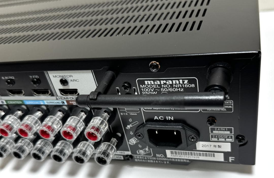Marantz NR1608 AVアンプ ブラック