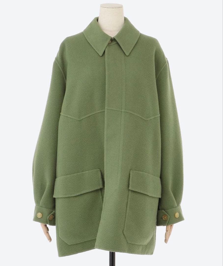 ★AURALEE ウールメルトンブルゾン オフホワイト　　size 0