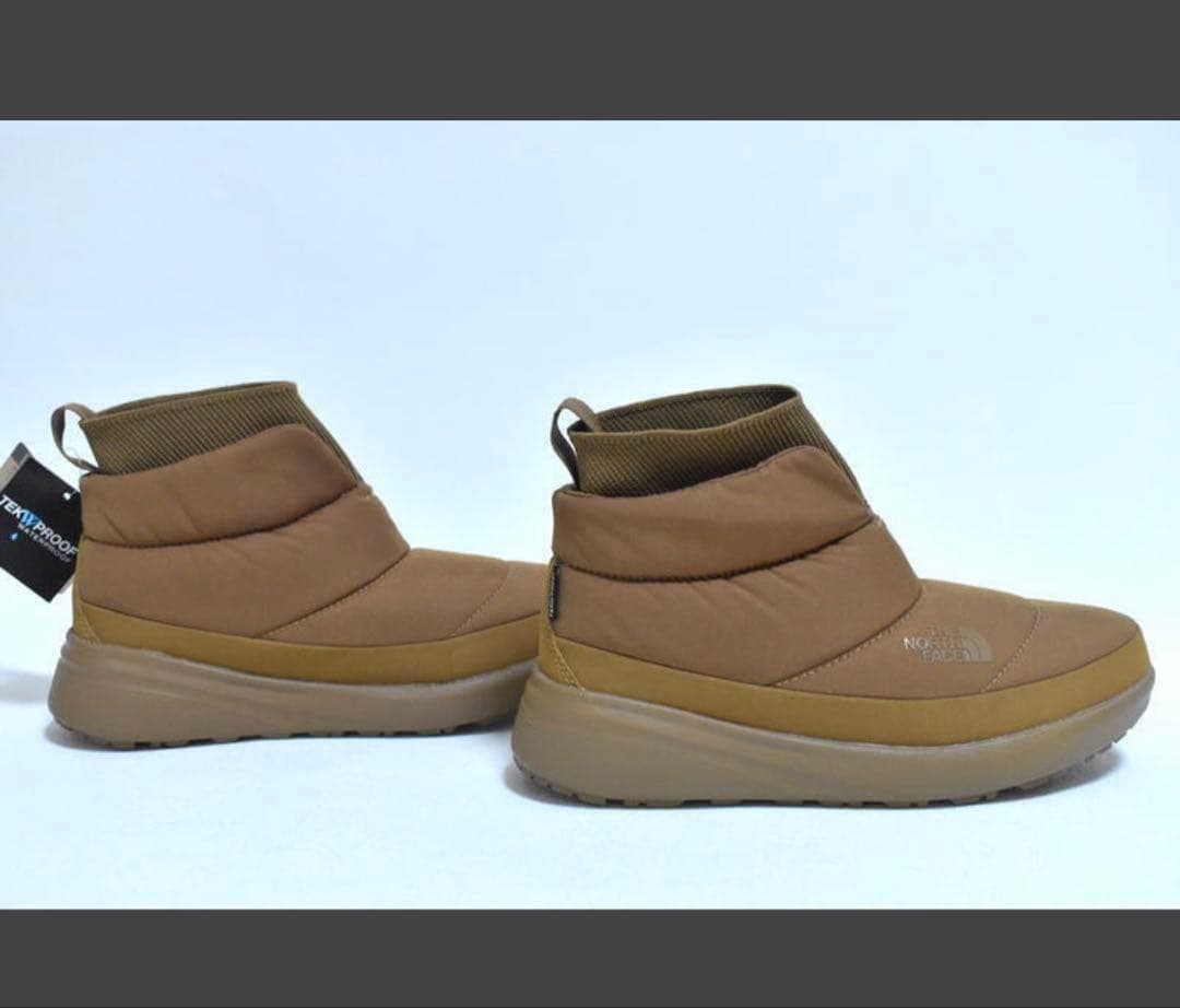 新品 25cm ノースフェイス ヌプシ ブーティ ウォータープルーフ ブラウン