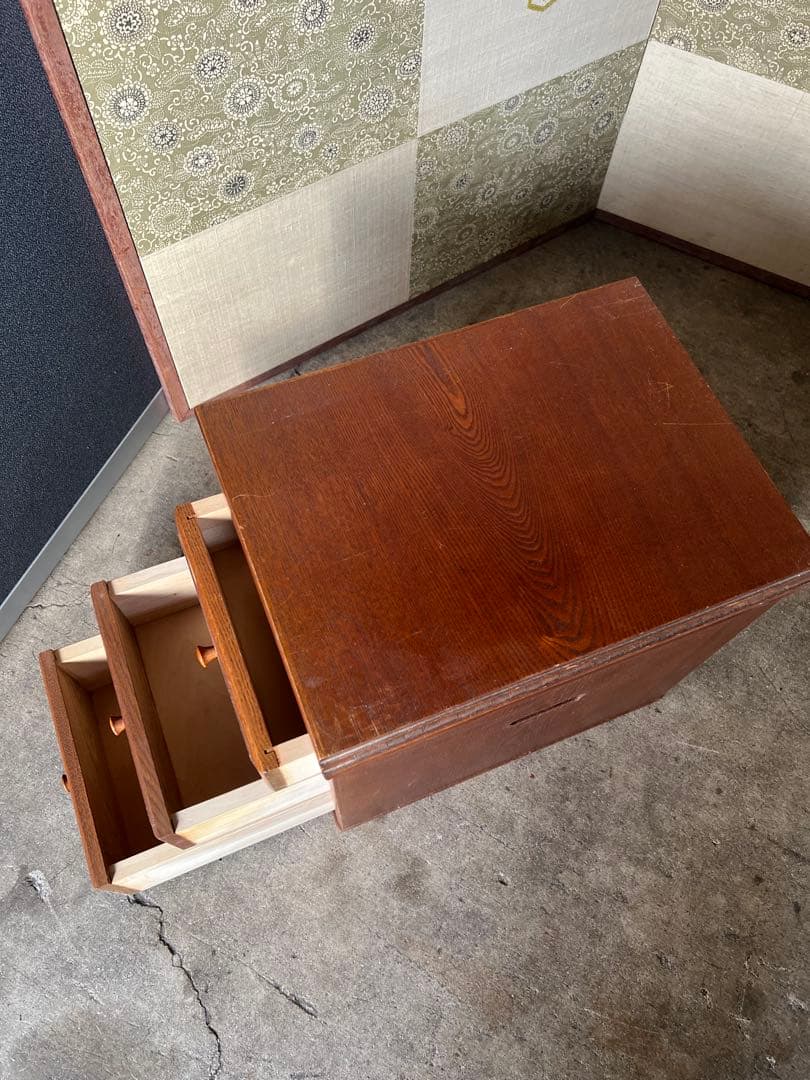 片袖机 折りたたみ文机 レトロ家具 アンティーク 時代家具